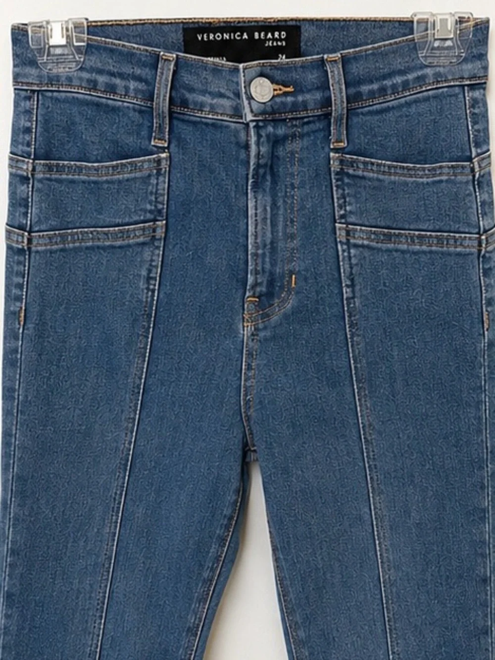 Veronica Beard Carson Ankle Flare High Rise Jeans | Size 24 | Great Escape Wash